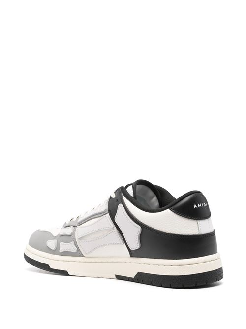 Sneaker Collegiate Skel Top Low Nero Bianco Grigio AMIRI | AMFOSR1031BLACK WHITE GREY